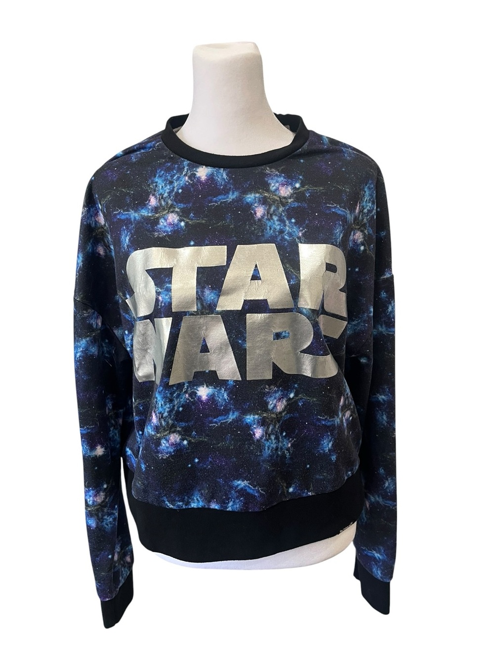 Disney Her Universe Star Wars Galaxy Silver Logo Long Sleeve Tee - Size Medium